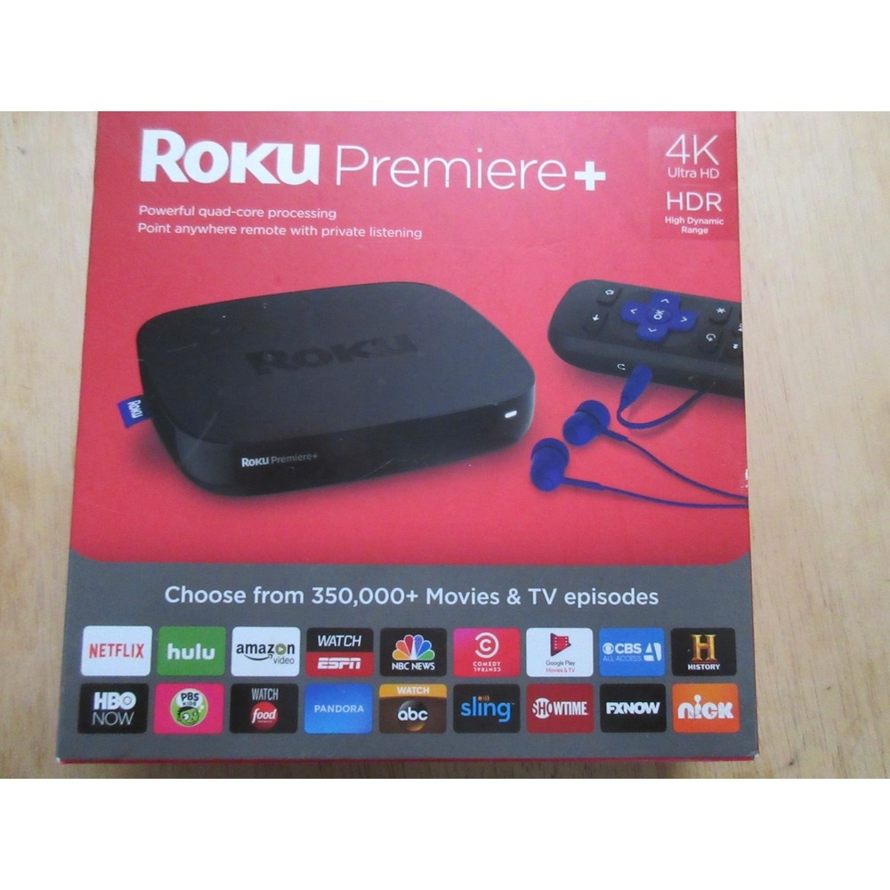 Roku Premier+ (5th Generation) 4K Media Streamer 4630R - Black